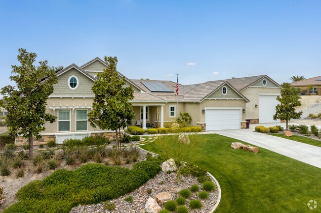 Spacious quarter acre lots complement the beauty of midcentury ranch homes in Woodcrest, CA.