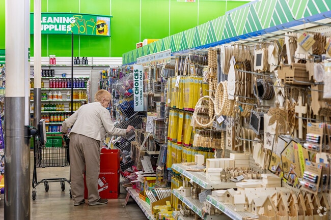 A local Dollar Tree offers Circle Drive residents a thrifty shopping option.