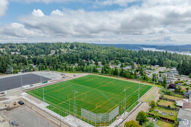 There is plenty of sports field to go around at Mountain View Middle School.
