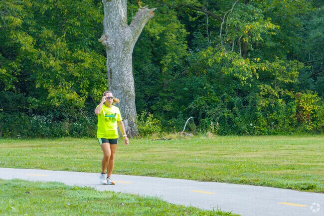 There are several walking trails in the Montgomery Hills area.