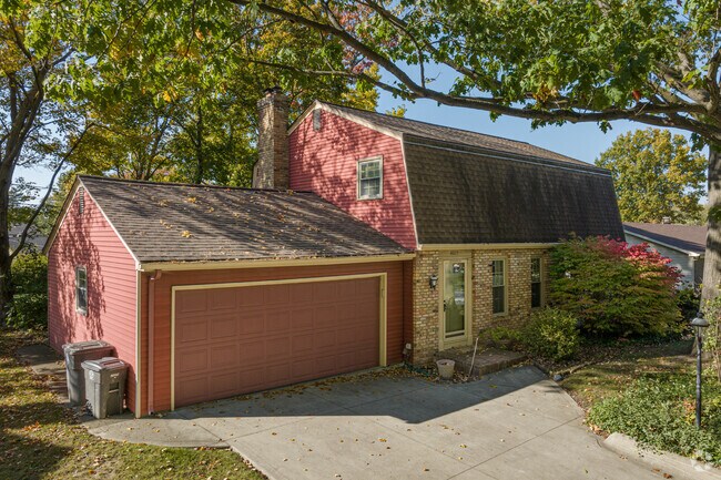 Dutch Colonial-style homes can be found in Bullerman Park Forest.