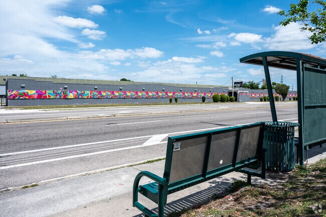 Vibrant art can be found all over Lockhart.