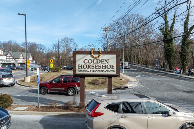 Scarsdale's Golden Horseshoe is iconic in the Scarsdale area.