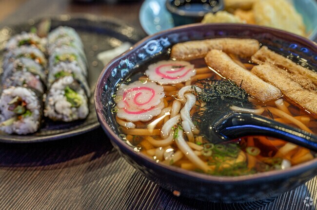 Udon bowls and sushi rolls are popular at Sushi Tomo in Laguna Woods