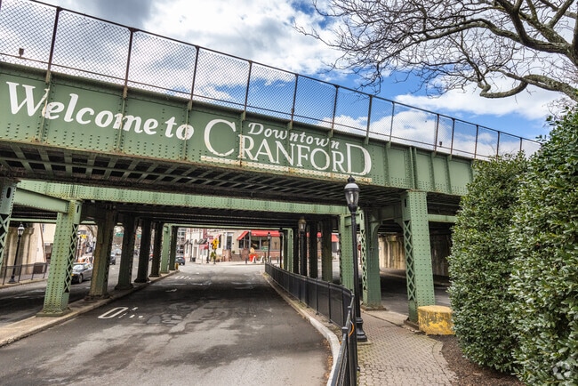 Cranford welcome signage.