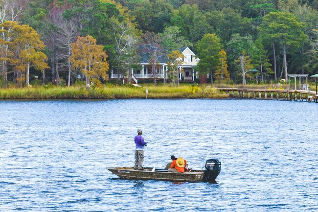 Outer Saraland residents love fishing on Bayou Sara.