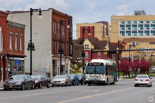 Public transportation is readily available in Northside with many convenient bus stops.