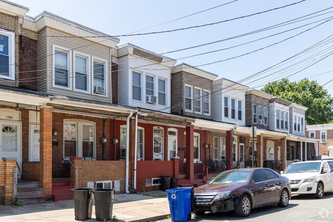 Whitman Park residents have nice size sidewalks to safely walk in the neighborhood.