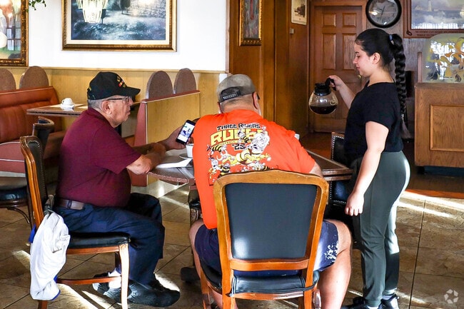 Folks can share meals with friends at the Renaissance Restaurant in Fairfield Terrace/Belmont.