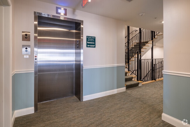 Elevator and Stairs