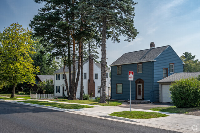 Congdon Park has the occasional colonial inspired home.