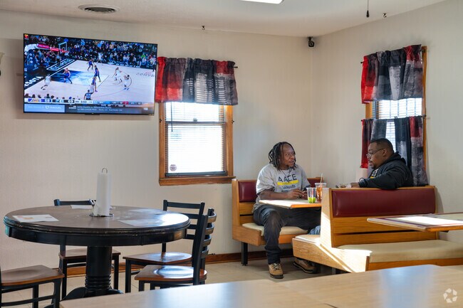 Mary Lee Mike's Soul Food Restaurant has take out and an ample seating area in Lake Pines.