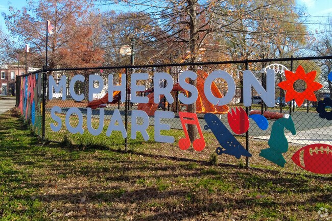 McPherson Square in Upper Kensington features a playground for kids.