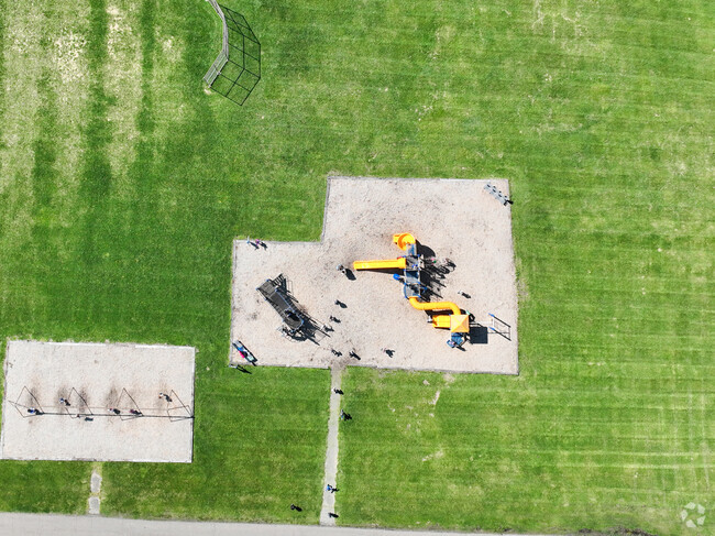 Kids love to play on the playground during recess.
