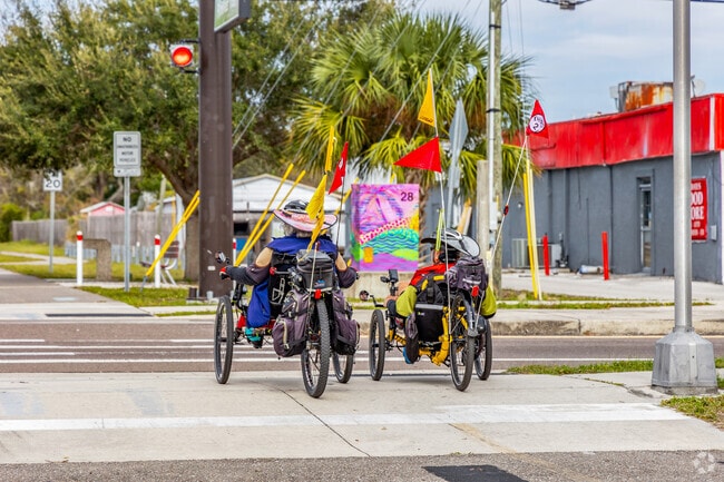 The Pinellas Trail offers miles for biking and runs through Collins Estates.