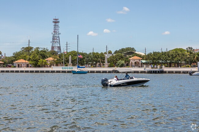 Cocoa Riverfront Park has boat launch access.