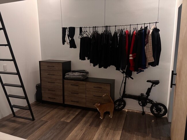 Open Concept Master Closet