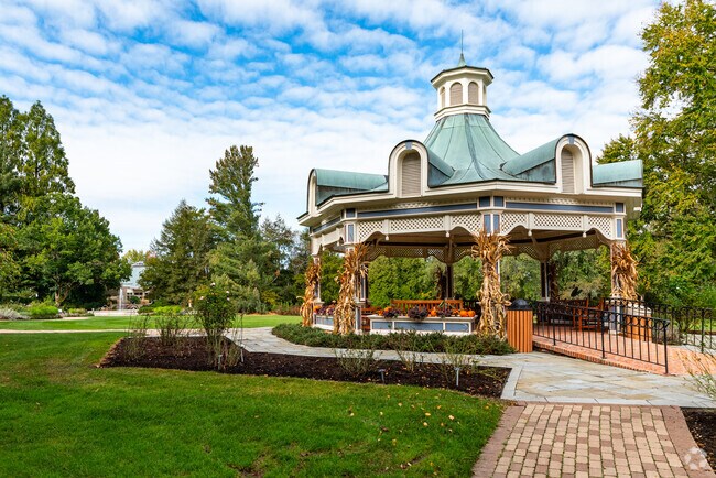 Nearby Mills Creek Park Park is a great place to relax among the flowers.