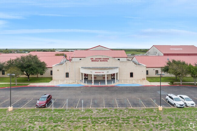 Dr. Javier Saenz Middle School has an estimated student population of 828.