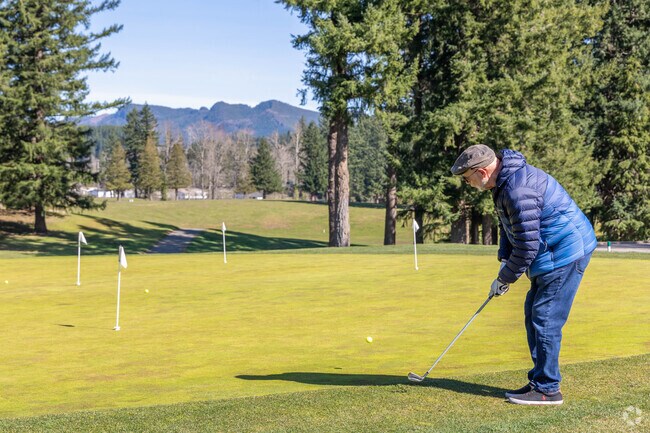 Folks looking to get a round of scenic golf in should head over to the Enumclaw Golf Course.