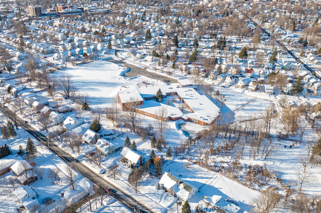 Knickerbocker Elementary School is located in a residential area.