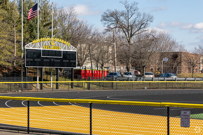 Malcolm X Shabazz High School is known for its strong arts and athletics programs.