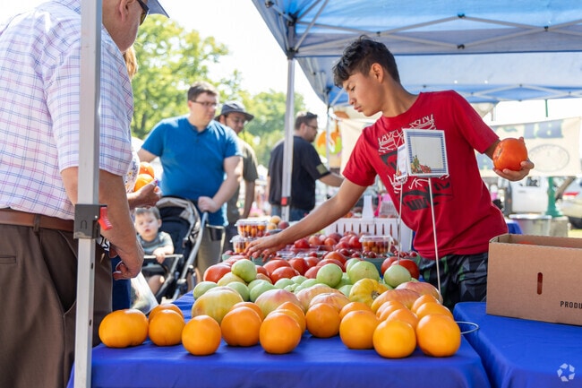 The Scott County Farmers Market operates from Mother's Day weekend until Labor Day.