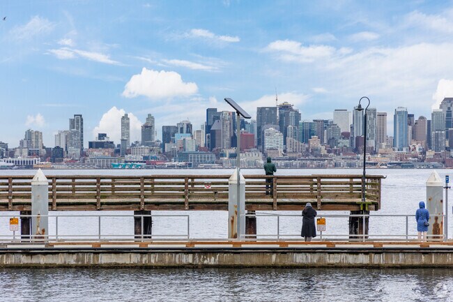 Views of Downtown Seattle are around every turn in the Alki neighborhood.