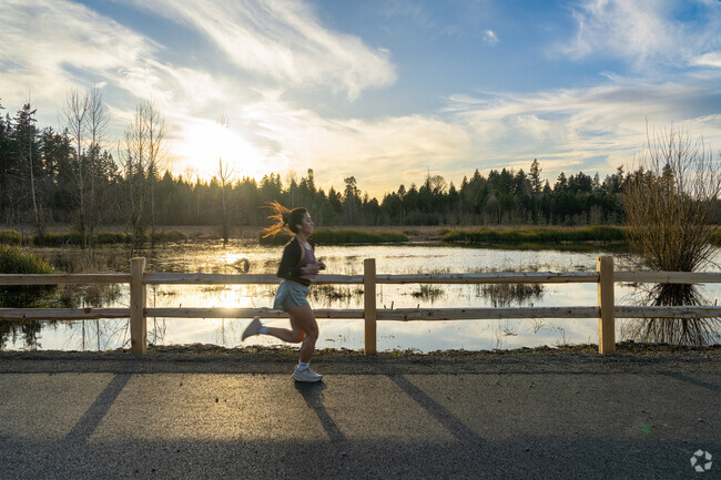 Locals enjoy miles of outdoor recreation at Durham City Park.