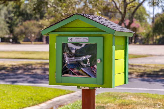 Little Free Libraries are easily accessible across Broadmoor/Sherwood.