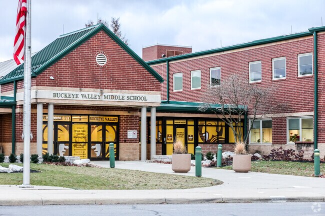 The entrance to Buckeye Valley Middle School.