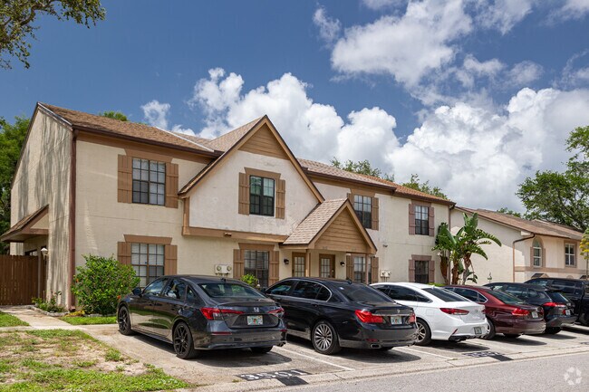 Brigadoon of Clearwater townhomes offer charming styling and a friendly community.