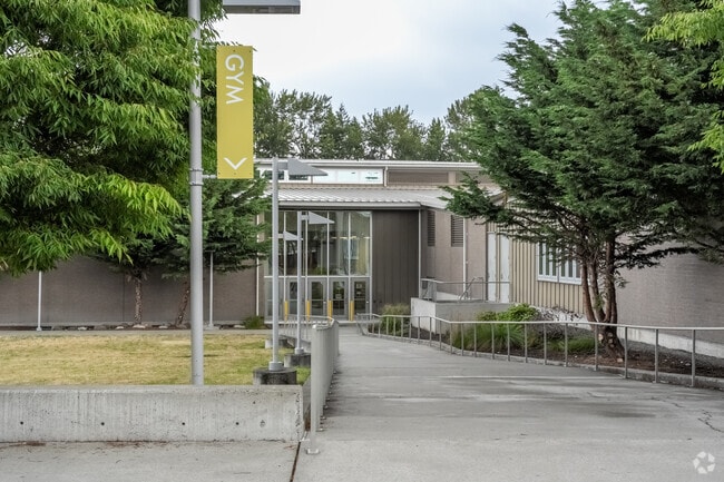 Finn Hill Middle School's gym.