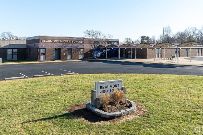 Beaumont Middle School has a large and modern campus.
