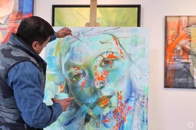 Watch local artists create at community events in Haggetts.