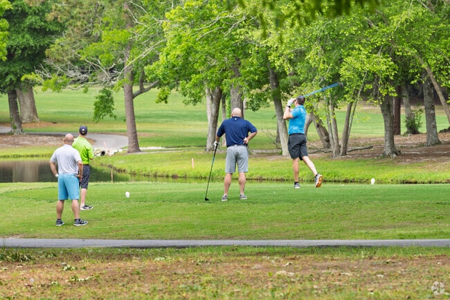 Golfers tee off at the Arcadian Shores Golf Club, a local favorite in Arcadia Shores.