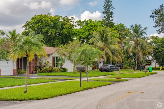Single family homes can be found in sections of Spring Tree.