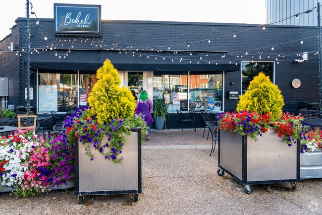 If you prefer to have your drink outside then you will love the beautiful patio at Bokeh Lounge.