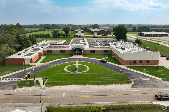Mitchell Elementary School focuses on core subjects like science.