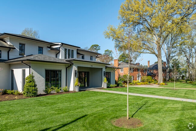 Contemporary colonial architecture brings new life with old charm to Myers Park streets.
