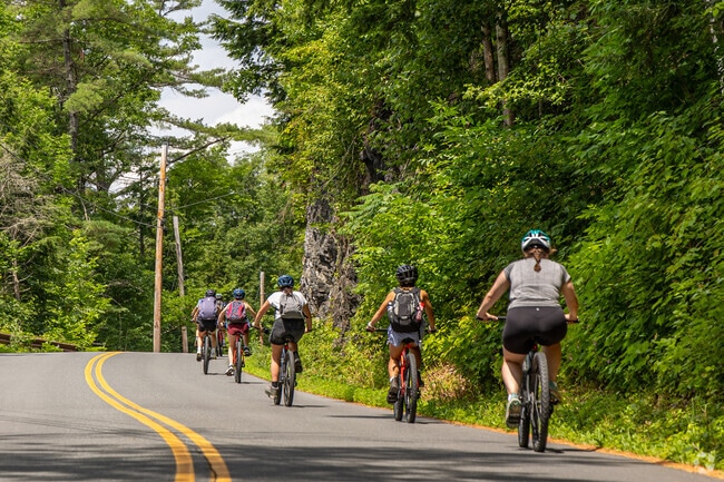 You can find many residents riding their bikes on the backroads of Fairlee.