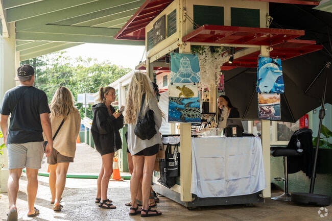 The Princeville Shopping Center is a hub for dining, shopping, and enjoying local entertainment.