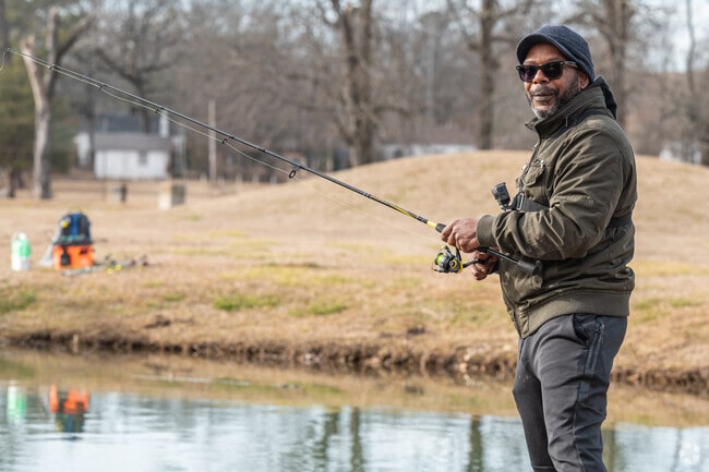 East Lake Park near Brown Springs is a favorite fishing spot.