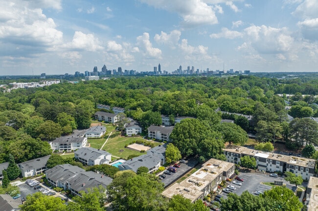 Underwood Hills features a balance of dense residential development and surrounding green space, creating a peaceful city retreat.