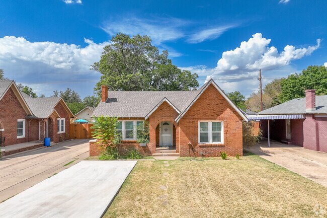 Older homes in Tech Terrace in Lubbock are known for their intricate details.