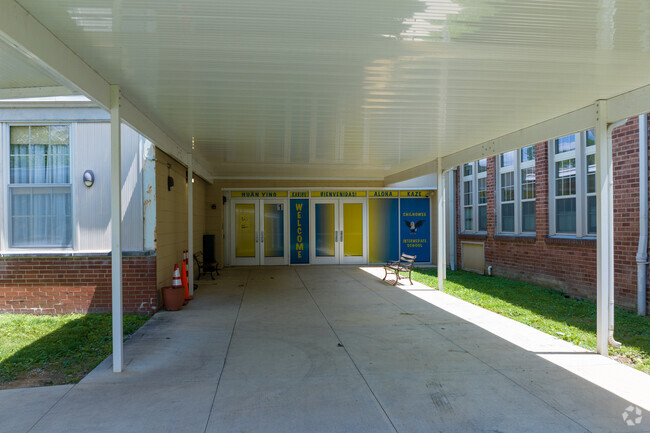 The entrance for Chilhowee Intermediate School in Chilhowee Hills.