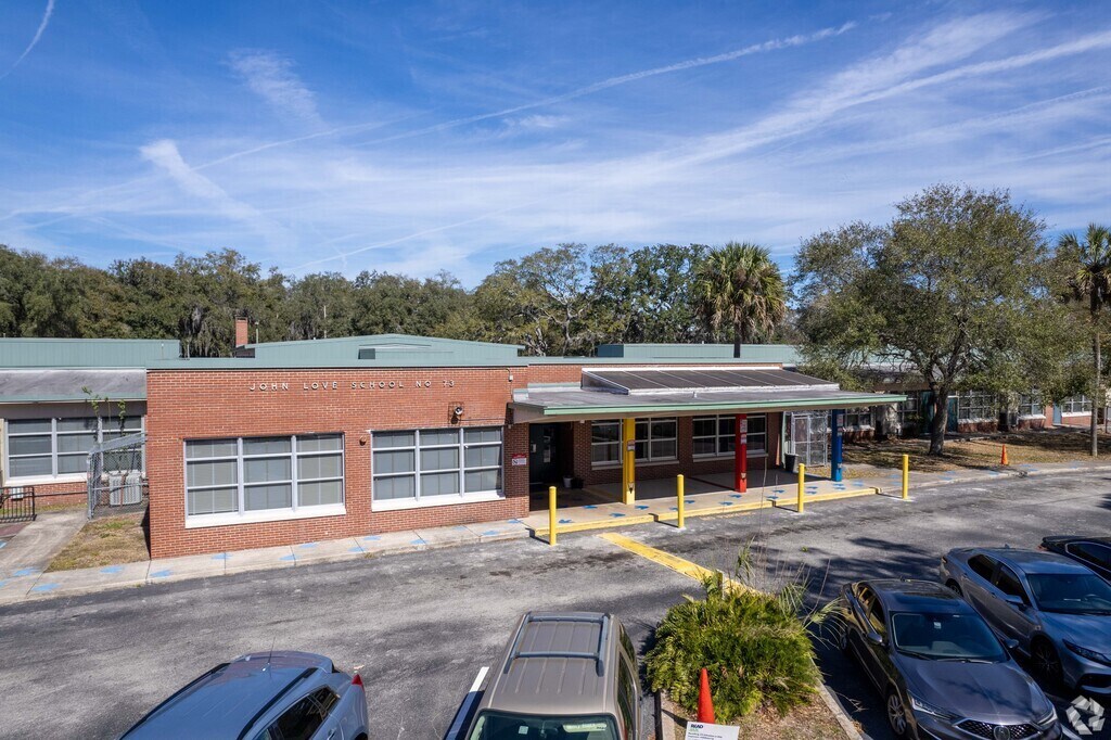 Entrance to John Love Elementary School