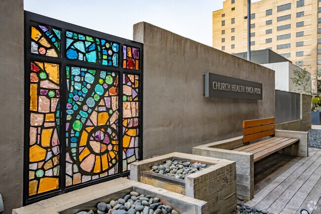 The Church Health YMCA offers a pool at the Crosstown Concourse.