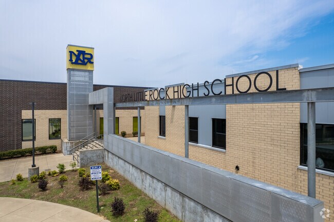 North Little Rock High School serves grades 9-12 in Little Rock.