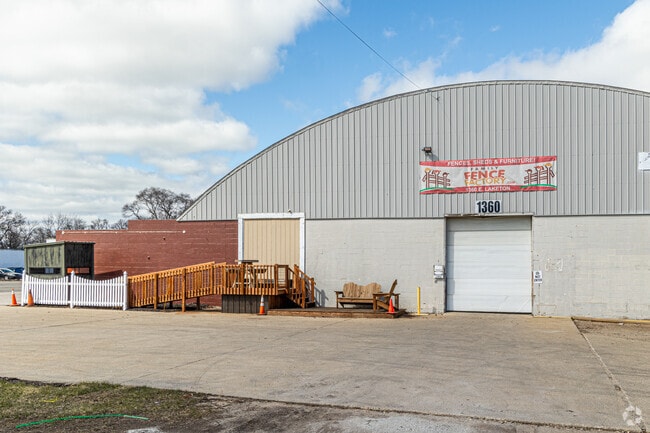 Oakview has several industrial shops, including the Family Fence Factory.